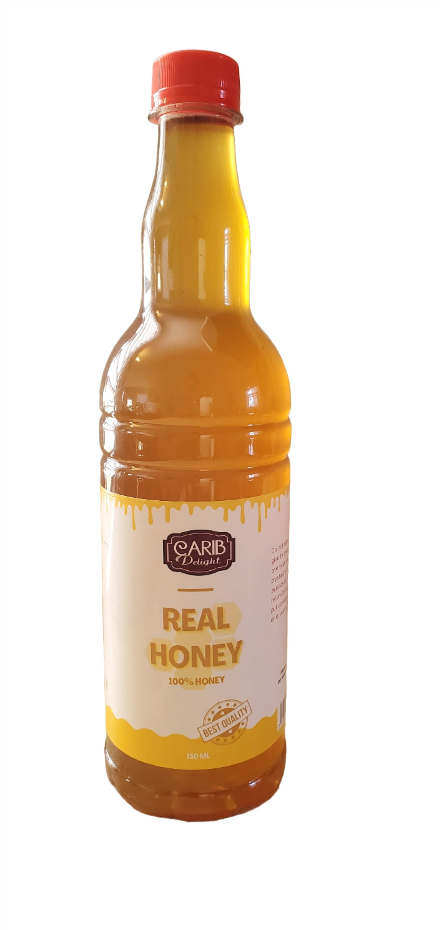 Carib Delight Raw Premium Jamaican Honey, 750ml, Organic, Unpasteurized, Genuine Jamaican Honey (Large)