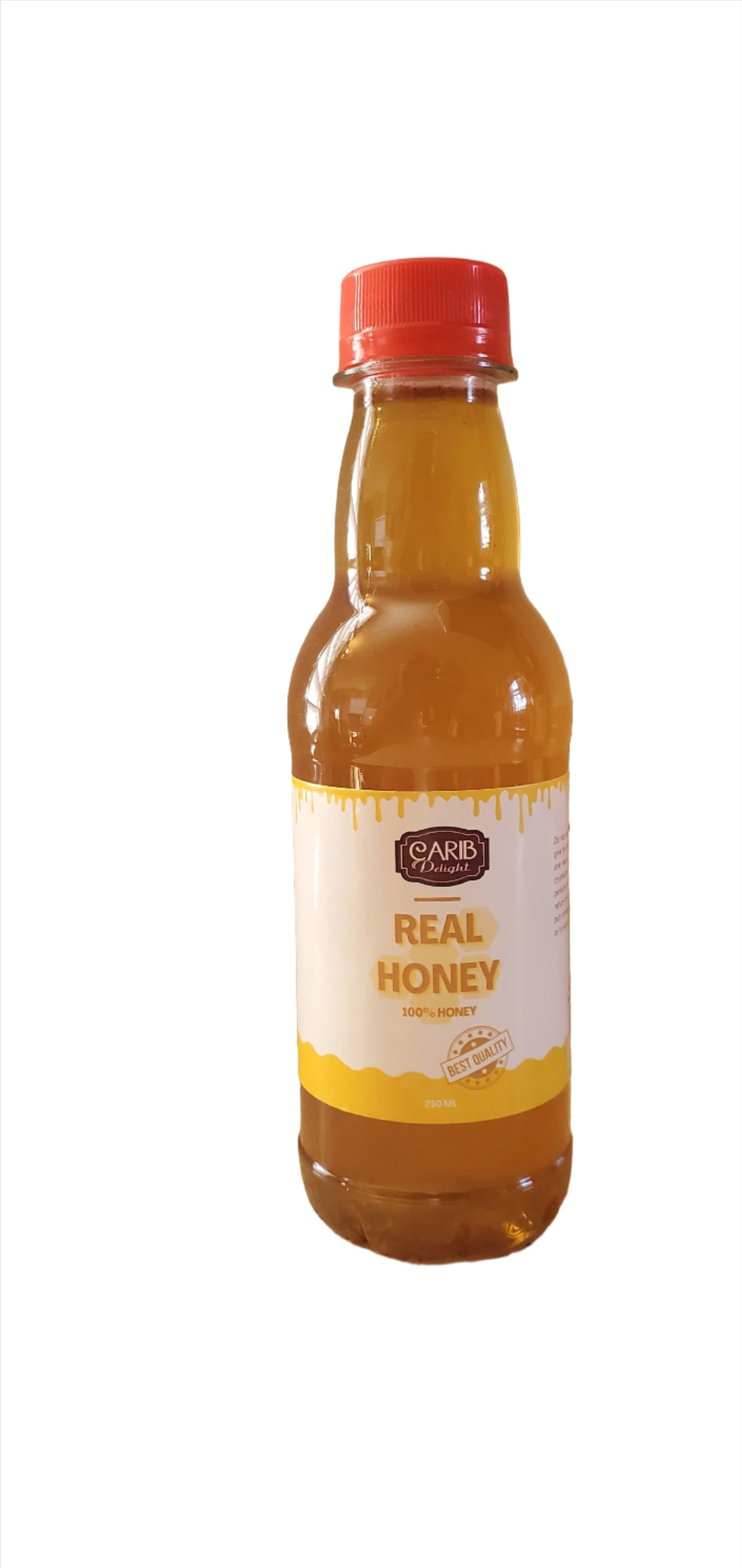 Carib Delight Raw Premium Jamaican Honey, 250ml, Organic, Unpasteurized, Genuine Jamaican Honey (Small)